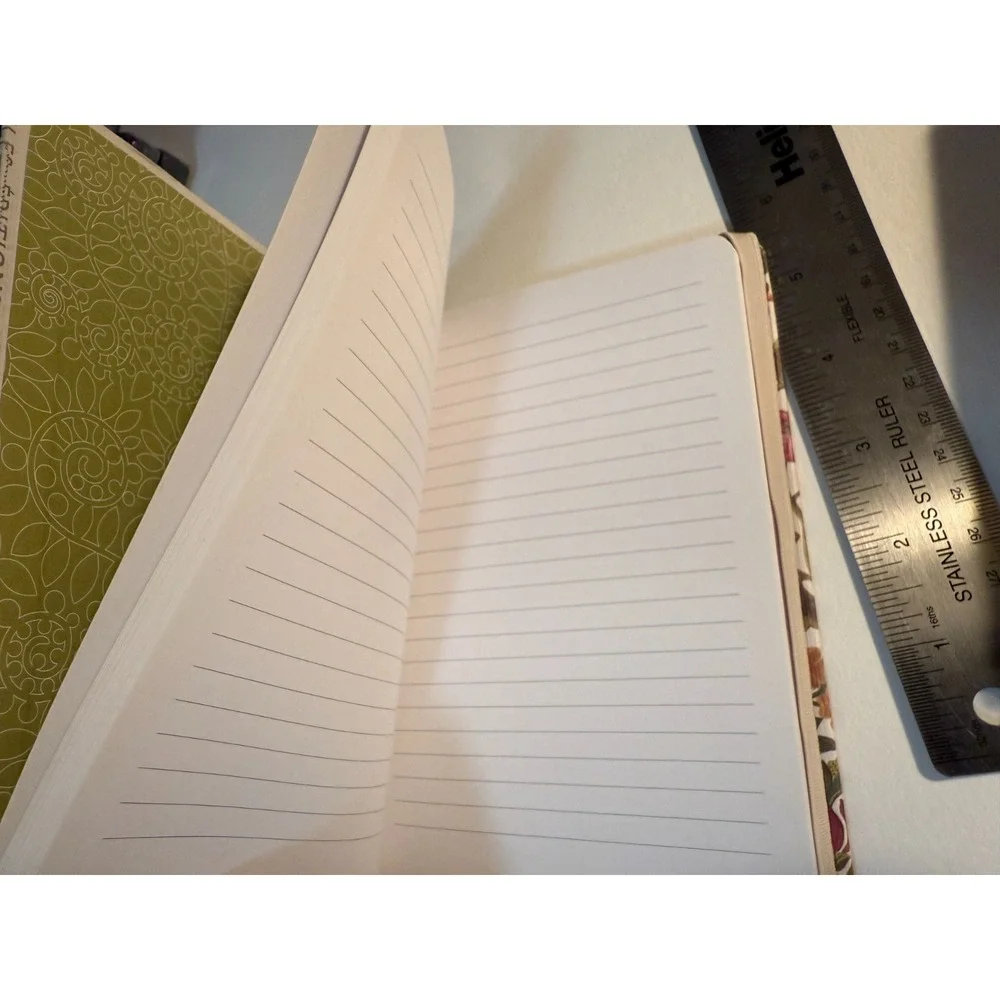 2 blank‎ journals, Bird & Roses Nature. Lined Unused Beautiful Vintage